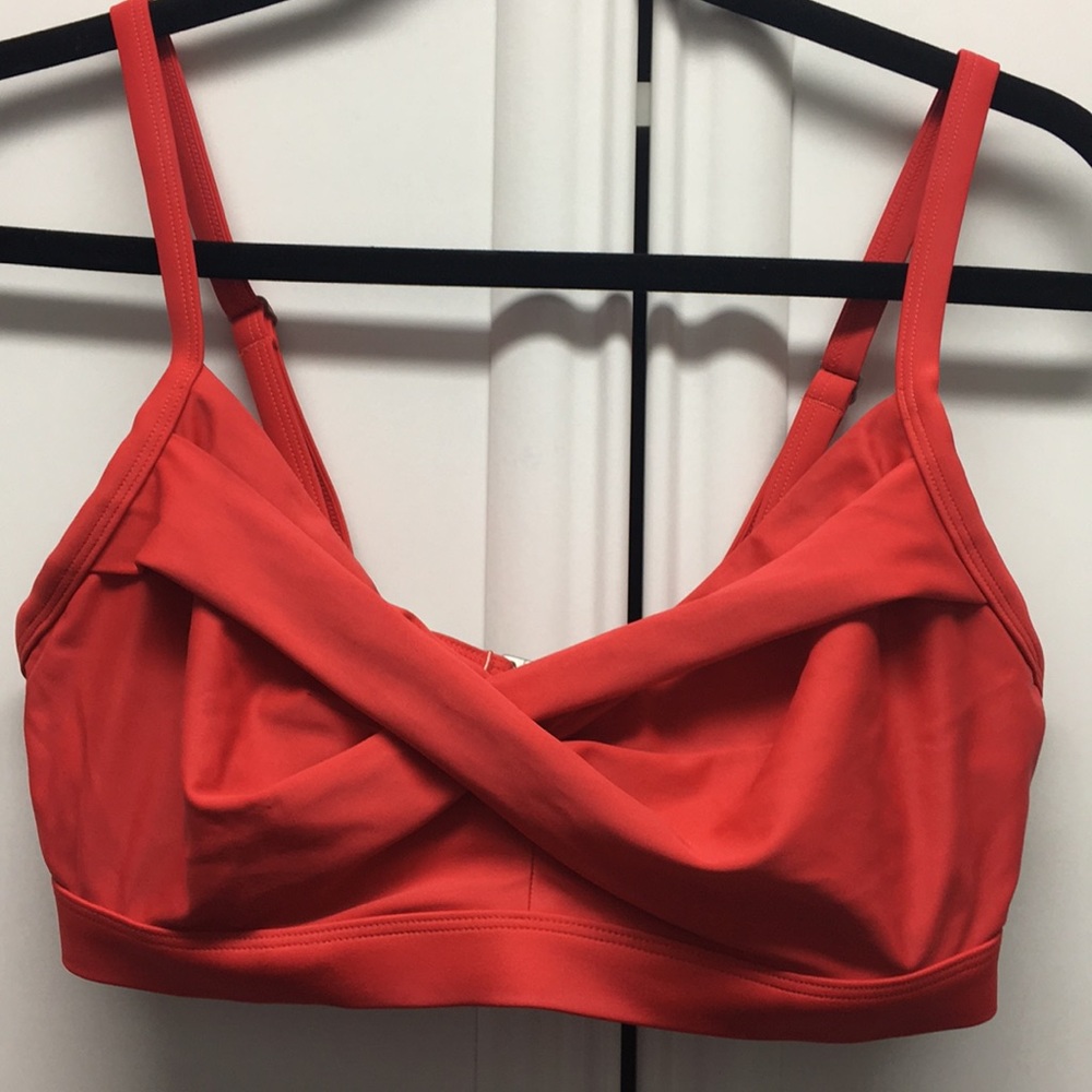 Athleta red bikini top-34D/DD